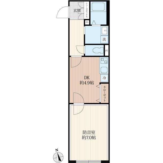 ＶＯＲＴ高井戸西ｒｅｓｉｄｅｎｃｅ（104） 間取り図画像