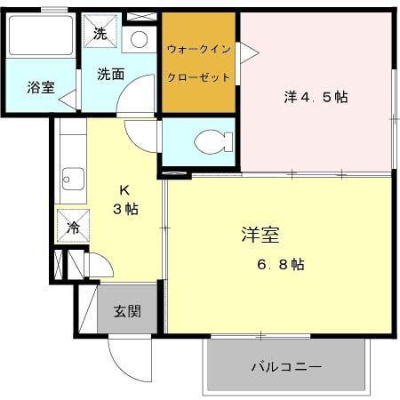 トレゾール（102） 間取り図画像