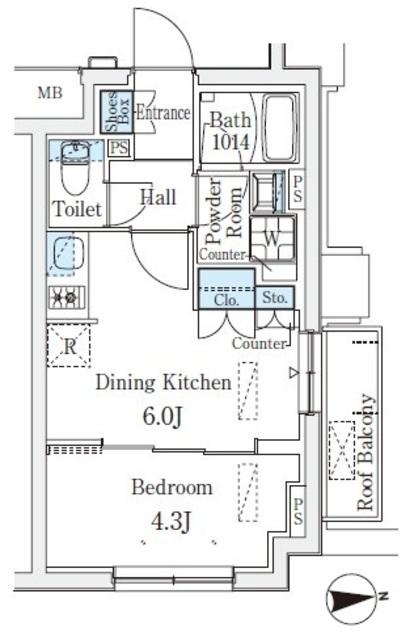 ＣＲＥＡＴＩＦ桜新町（503） 間取り図画像