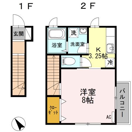 クレールトキオ（202） 間取り図画像