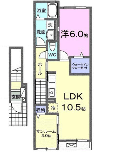 ウィステリアガーデン（203） 間取り図画像