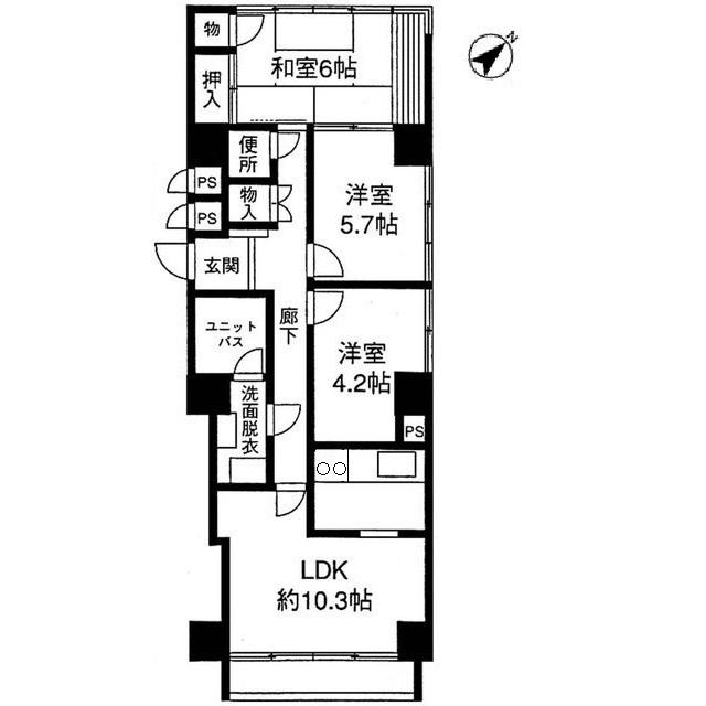 グランドール武戸野（0601） 間取り図画像