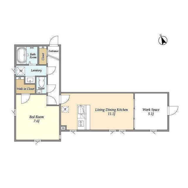ｃｈｅｚ　Ｍｉｎｎｉｅ（101） 間取り図画像