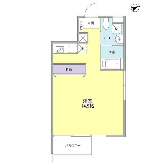 Ｖｅｒｄｅ　ｐａｔｉｏ（202） 間取り図画像
