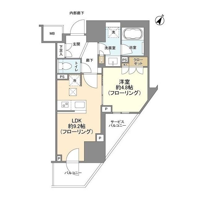 ドレッセ目黒大橋プレヴィ（508） 間取り図画像
