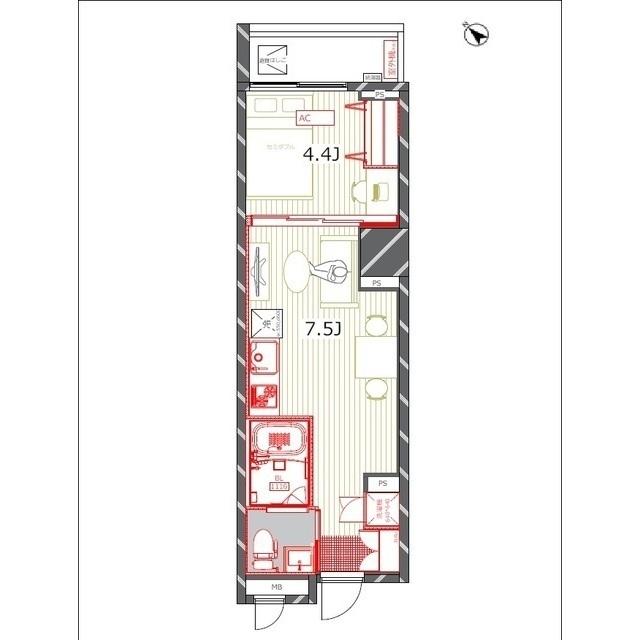 グランドメゾン三軒茶屋（1207） 間取り図画像