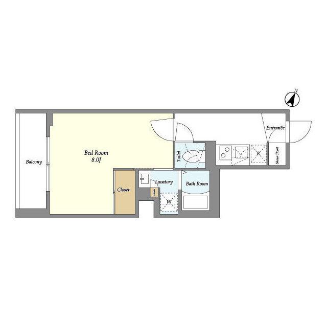 ルネサンスコート祐天寺Ｔｅｒｒａｃｅ（209） 間取り図画像