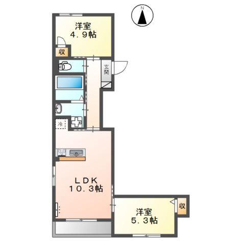 ロジュマン　ボヌール（Ｒｏｊｕｍａｎ　Ｂｏｎｎｕｒ） 間取り図画像