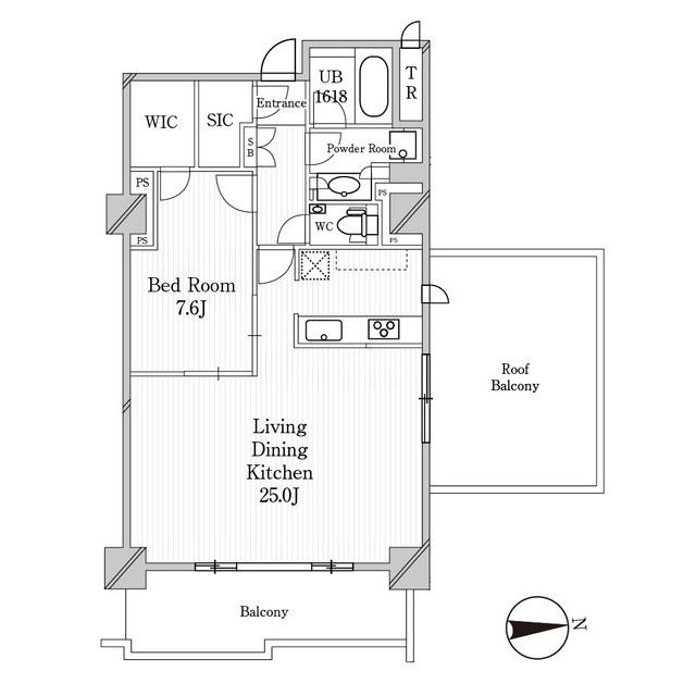 ＪＰ　ｎｏｉｅ　恵比寿西（603） 間取り図画像