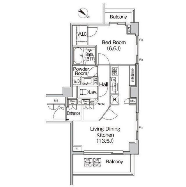 Ｂｒｉｌｌｉａ代官山プレステージ（0123） 間取り図画像