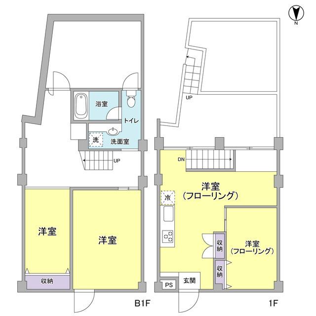 元住吉アートフラッツ（102） 間取り図画像