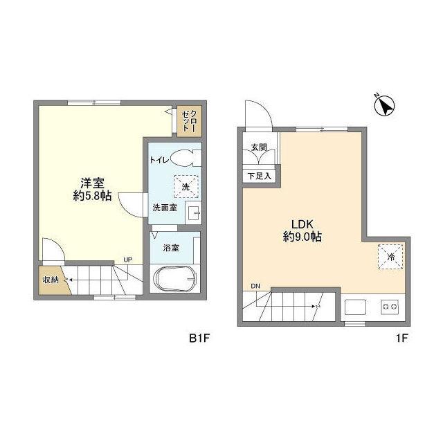 スタイリオフィット武蔵小山（108） 間取り図画像