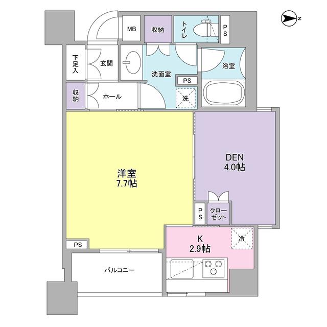ラクラス新中野（0208） 間取り図画像