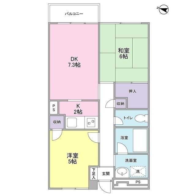 キークハイムアキタ（303） 間取り図画像