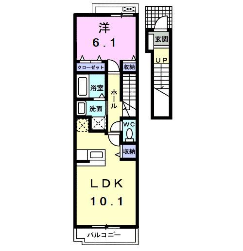 ル　コトリ（203） 間取り図画像