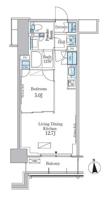 パークアクシス新宿百人町（417） 間取り図画像