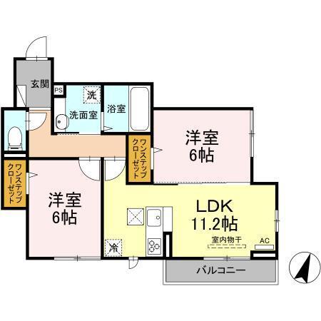 KTトリシア（102） 間取り図画像