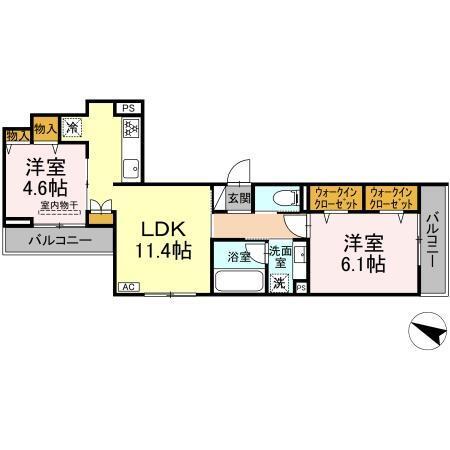 Lumiere（202） 間取り図画像