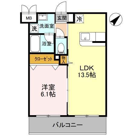 リラッサーレ　Ⅱ（302） 間取り図画像