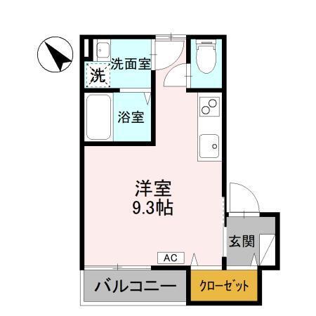 ハウス フロイデ（202） 間取り図画像