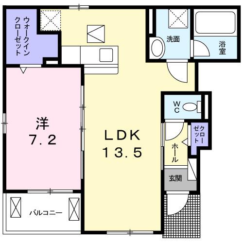 プランドール　弐番館（101） 間取り図画像