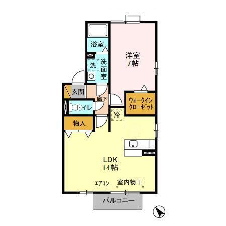 ロイヤル パークス（E201） 間取り図画像