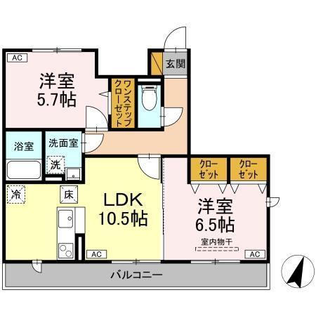 ヴェルデ神明町（101） 間取り図画像