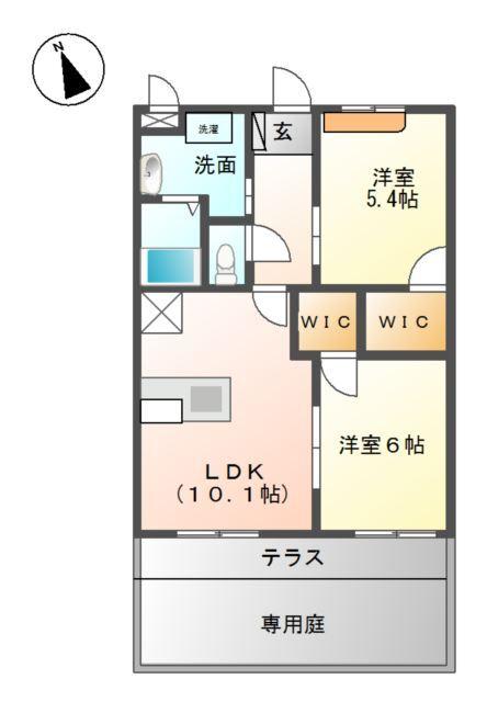 フレシール 間取り図画像