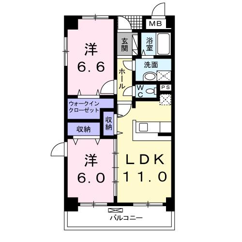 ｓｕｎｎｙ　ｓｉｄｅ　志木Ⅱ（206） 間取り図画像