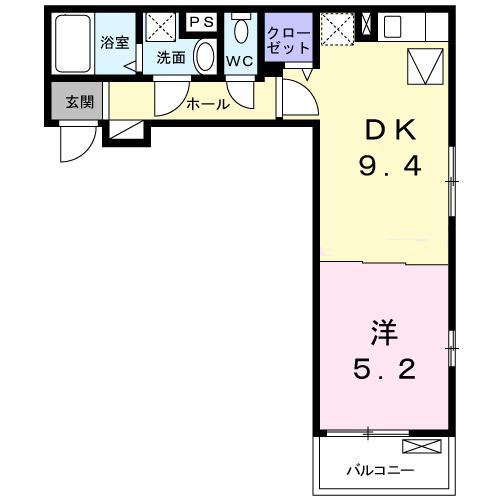 メゾン　ド　クレール（103） 間取り図画像