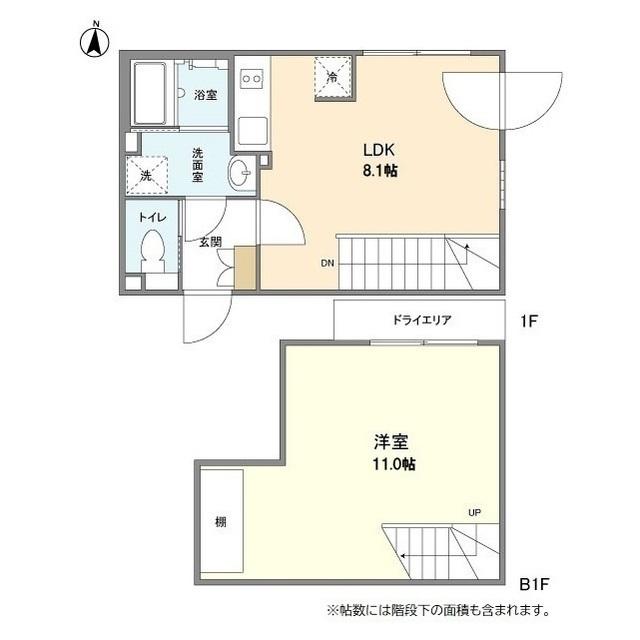 ＡＬＥＲＯ三軒茶屋Ⅲ（101） 間取り図画像