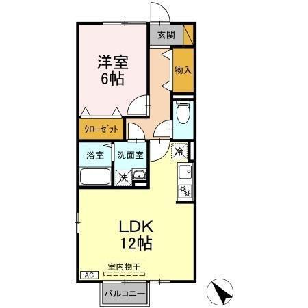 ヴィアノ　Ⅰ（202） 間取り図画像