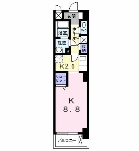 ラ・ベルソレイユ（403） 間取り図画像