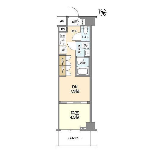 ニューミラ明大前（407） 間取り図画像