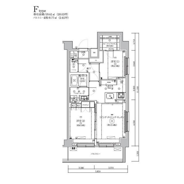 ニューミラ明大前（510） 間取り図画像