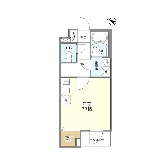 ＢＰＲレジデンス仙川（205） 間取り図画像