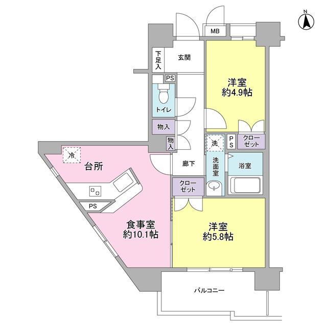 ＫＤＸレジデンス上北沢（0401） 間取り図画像