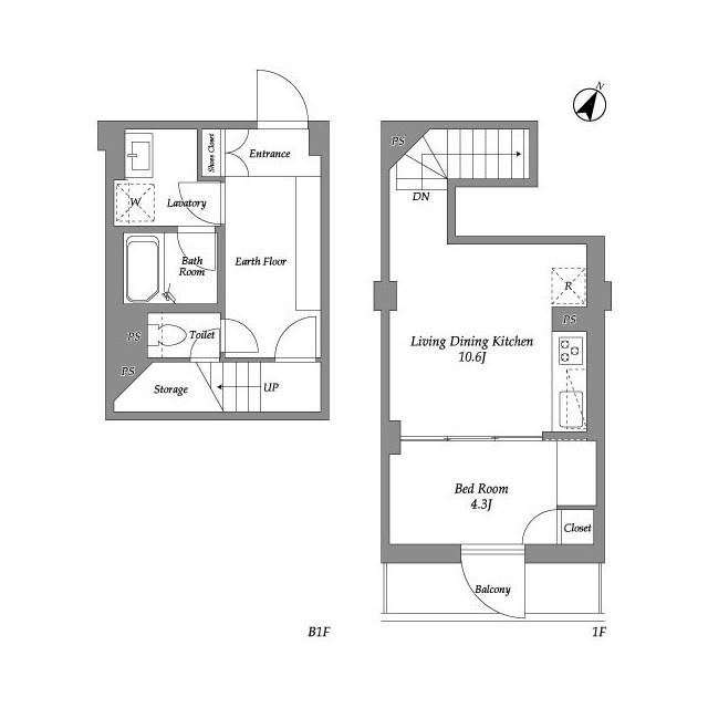 ザ・レジデンス用賀（103） 間取り図画像