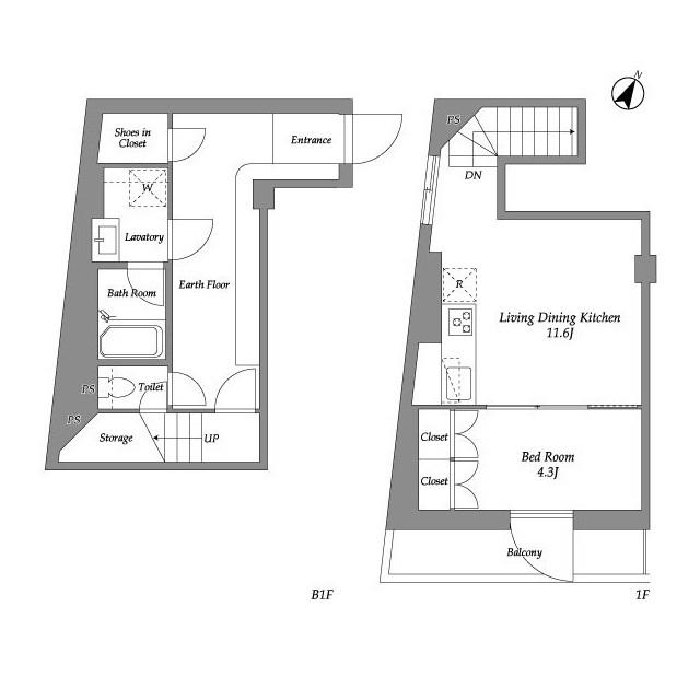 ザ・レジデンス用賀（104） 間取り図画像