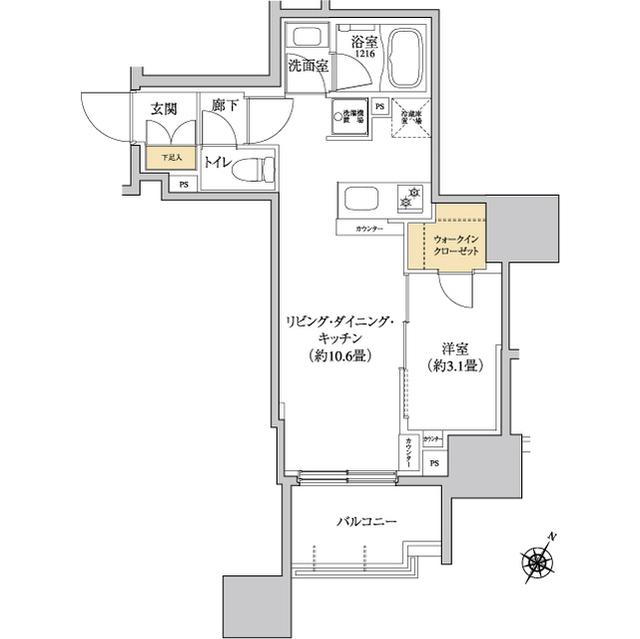 グレーシアフィット三軒茶屋（0302） 間取り図画像