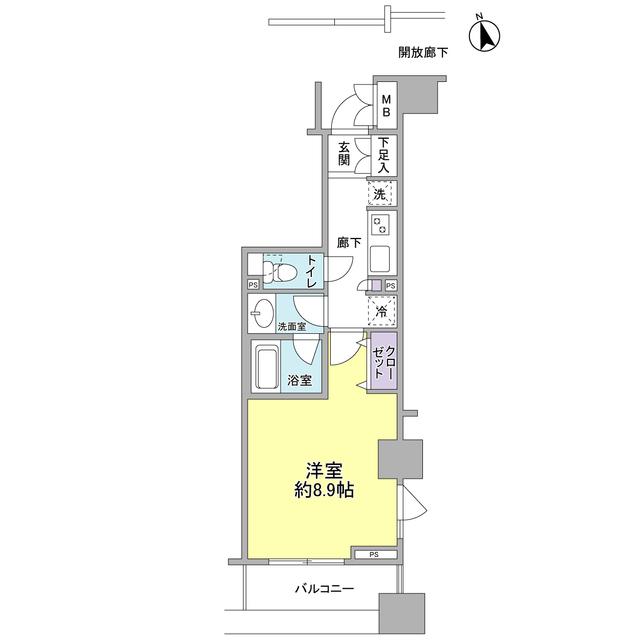 プラティーク三軒茶屋（602） 間取り図画像