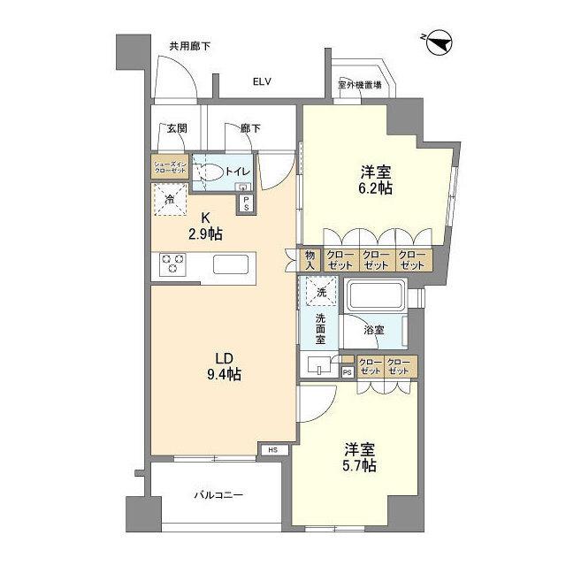 ＡＣＯＬＴ碑文谷ＲＥＳＩＤＥＮＣＥ（102） 間取り図画像