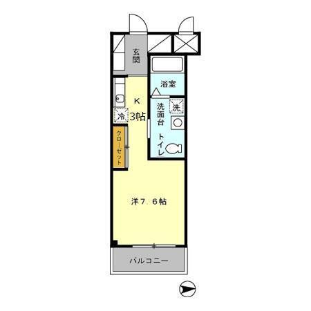 アークＫ　B館（207） 間取り図画像