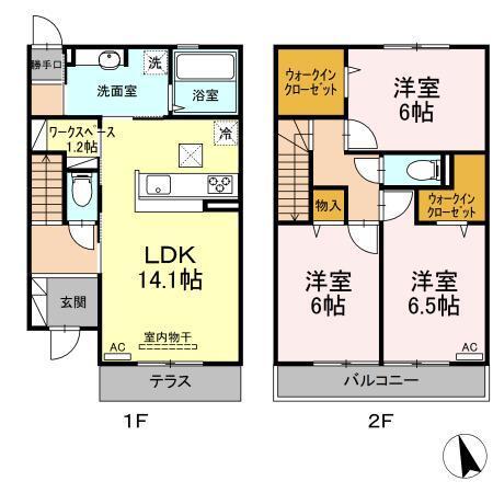 プランドール（103） 間取り図画像