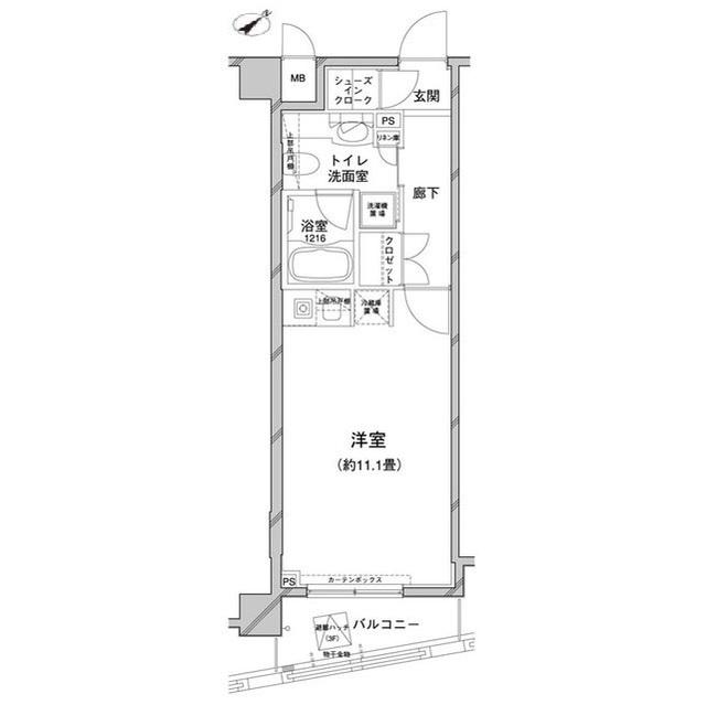 コンフォリア目黒八雲（0302） 間取り図画像