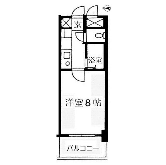 ライフコア武蔵小杉（204） 間取り図画像