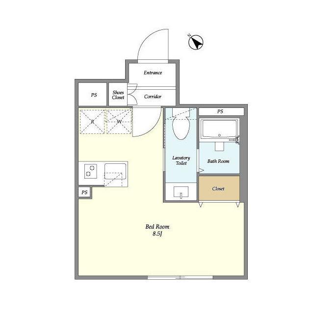 Ｊ．リヴェール武蔵小山（202） 間取り図画像