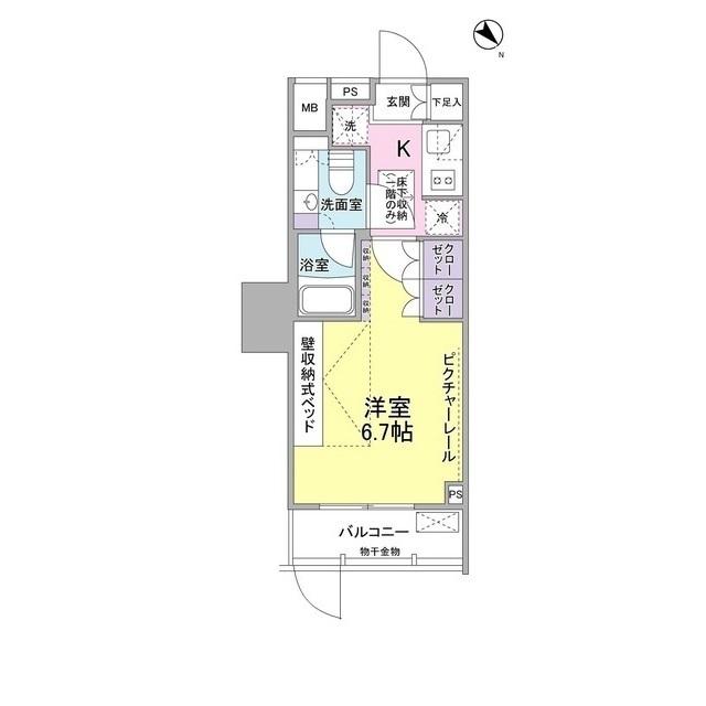 ＳＩＬ西五反田（0107） 間取り図画像