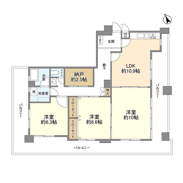 五反田永谷タウンプラザ 間取り図画像