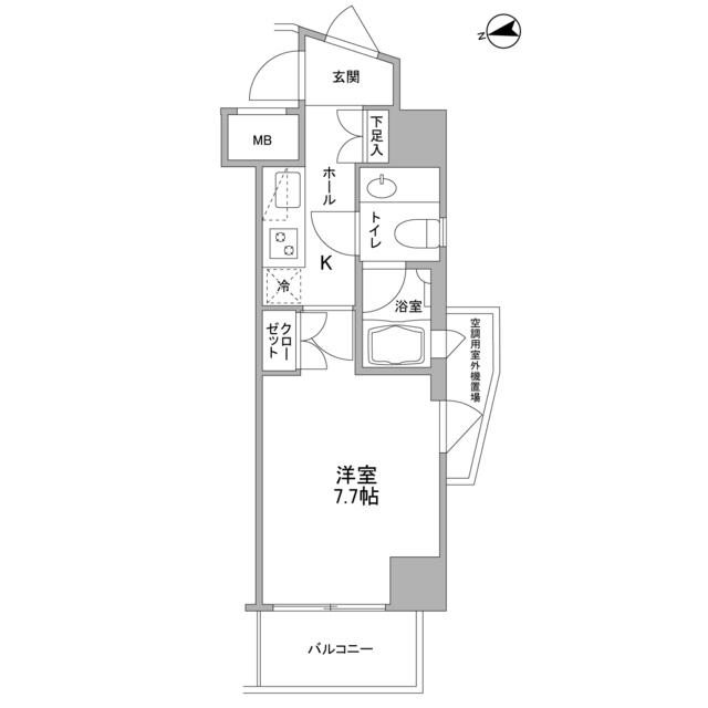 コンフォリア東中野ＤＥＵＸ（0605） 間取り図画像